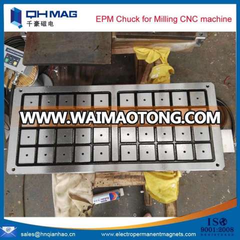 QHMAG electro permanent magnetic chuck for lathe drill milling CNCmachine magnetic holder table